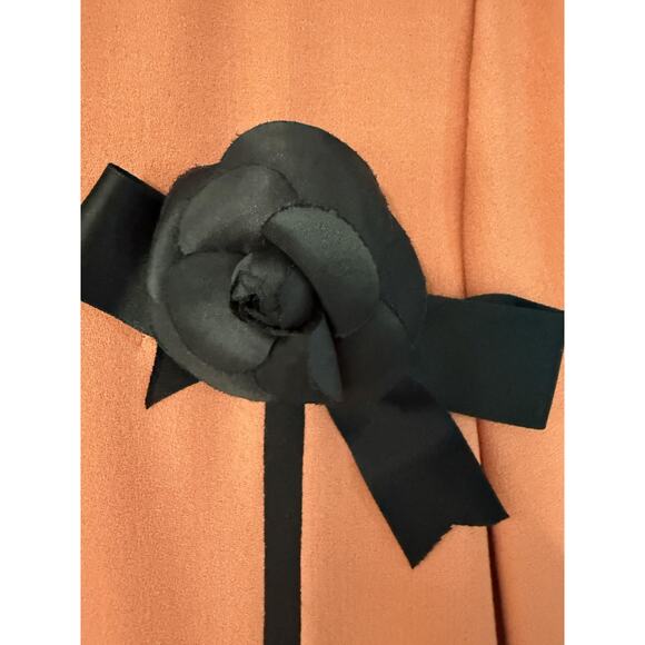 Vintage William Pearson Dress Womens 12 Long Sleeve Lined Bow 90s - Picture 4 of 9